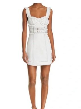 For Love & Lemons Trompe L’oeil Mini Dress